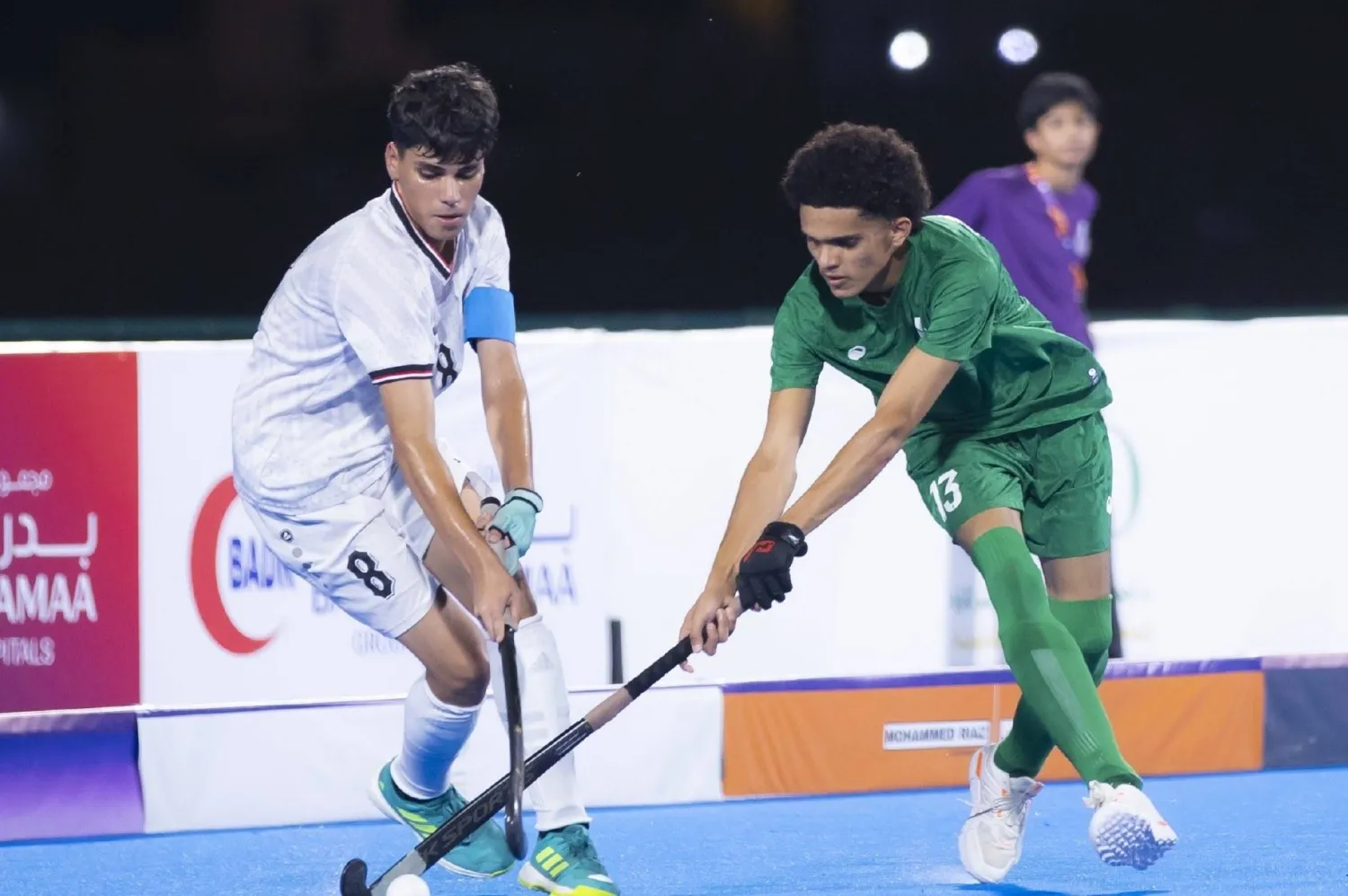 اختتم المنتخب السعودي للهوكي للناشئين تحت 18 عاماً مشاركته في بطولة كأس آسيا المؤهلة إلى كأس العالم (الاتحاد السعودي للهوكي)