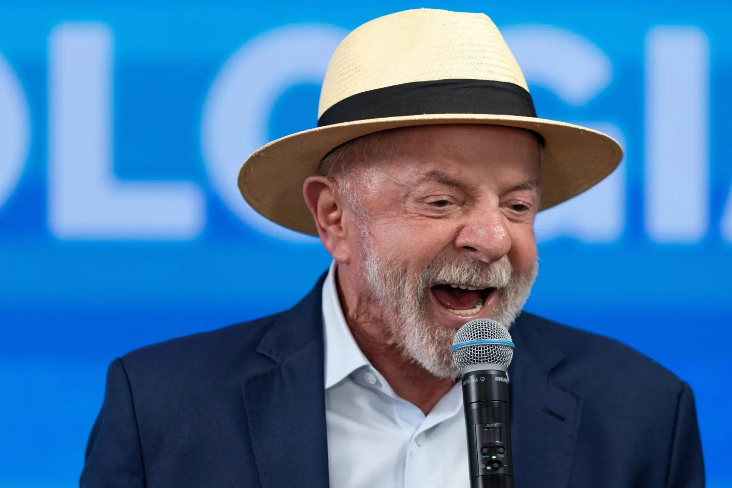 Brazilian President Luiz Inacio 'Lula' da Silva speaks during a meeting with leaders of Brazil's science and technology community at the Brazilian Society for the Advancement of Science (SBPC) in Sao Paulo, Brazil, 24 July 2026.  EPA/ISAAC FONTANA