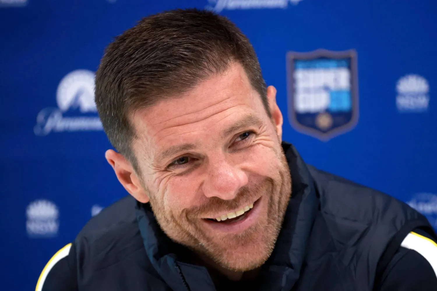 English Premier League football club Chelsea's team manager Xabi Alonso speaks during a press conference in Sydney on July 27, 2026. (AFP) 