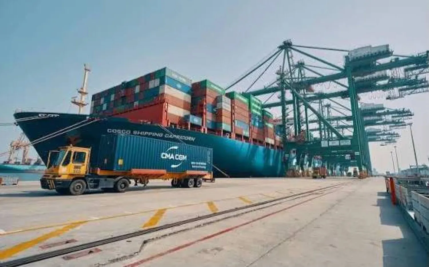 King Abdulaziz Port in Dammam, Saudi Arabia. (SPA)