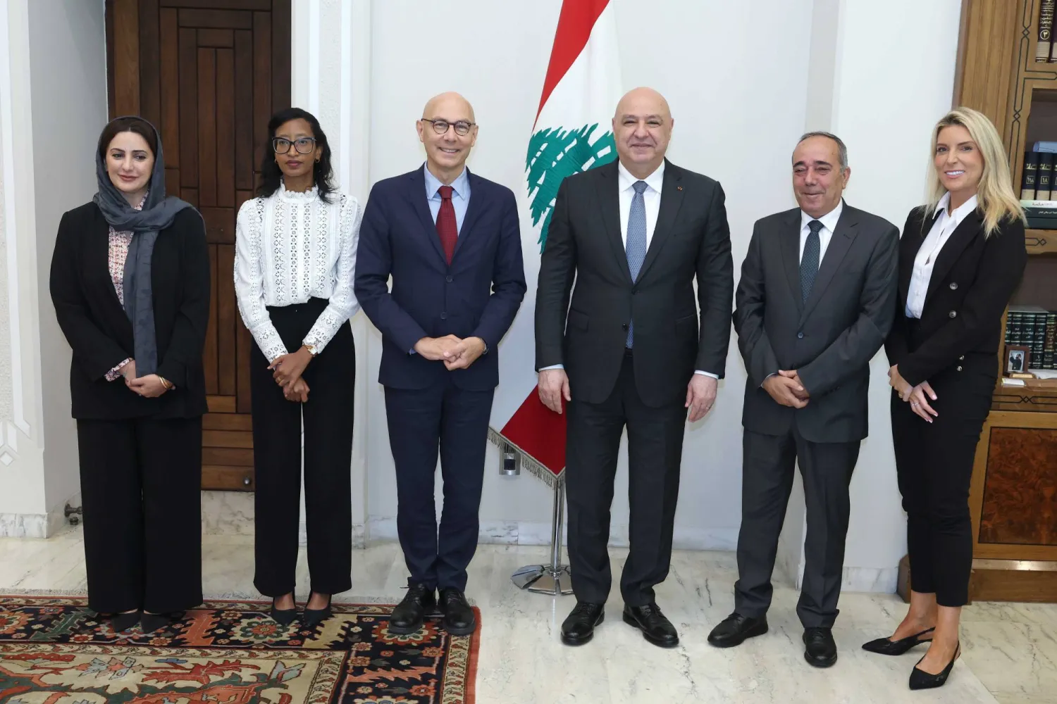 الرئيس جوزيف عون مستقبلاً المفوض السامي للأمم المتحدة لحقوق الإنسان فولكر تورك (رئاسة الجمهورية)