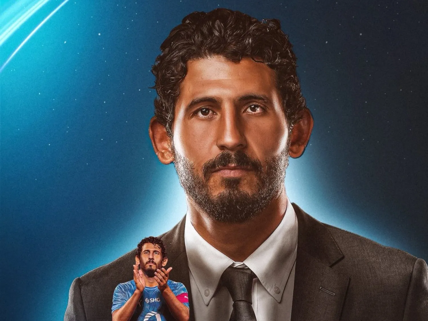 منشور بثه نادي نيوم بمناسبة تعيين حجازي في منصب مساعد المدير الرياضي (موقع النادي)