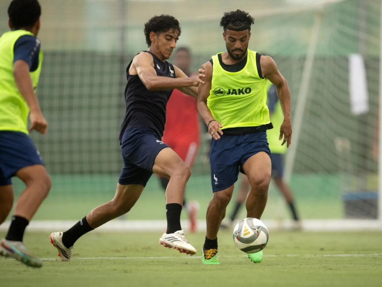 من تدريبات الاتفاق في معسكره الصيفي بإسبانيا (موقع النادي)