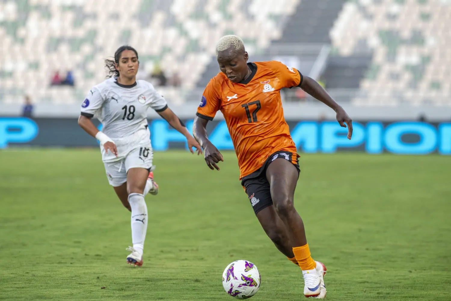 زامبيا تكتسح مصر بسداسية في كأس أمم أفريقيا للسيدات (إ.ب.أ)