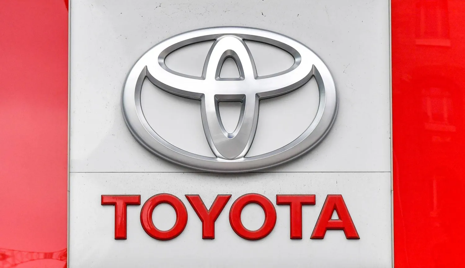 15 July 2020, Berlin: The logo of Japanese car manufacturer Toyota Motor is pictured in Berlin. (dpa)
