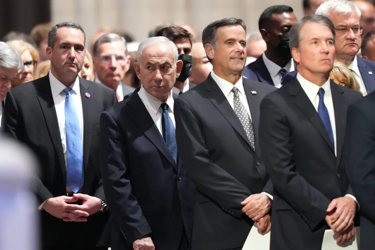 رئيس الوزراء الإسرائيلي بنيامين نتنياهو في واشنطن (أ.ب)