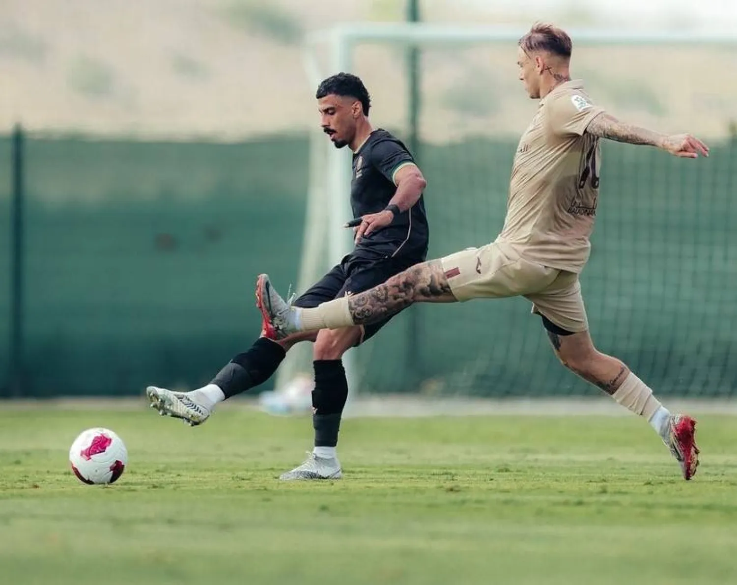 خسر فريق الدرعية السعودي أمام الريان القطري بنتيجة 1 - 2 (نادي الدرعية)