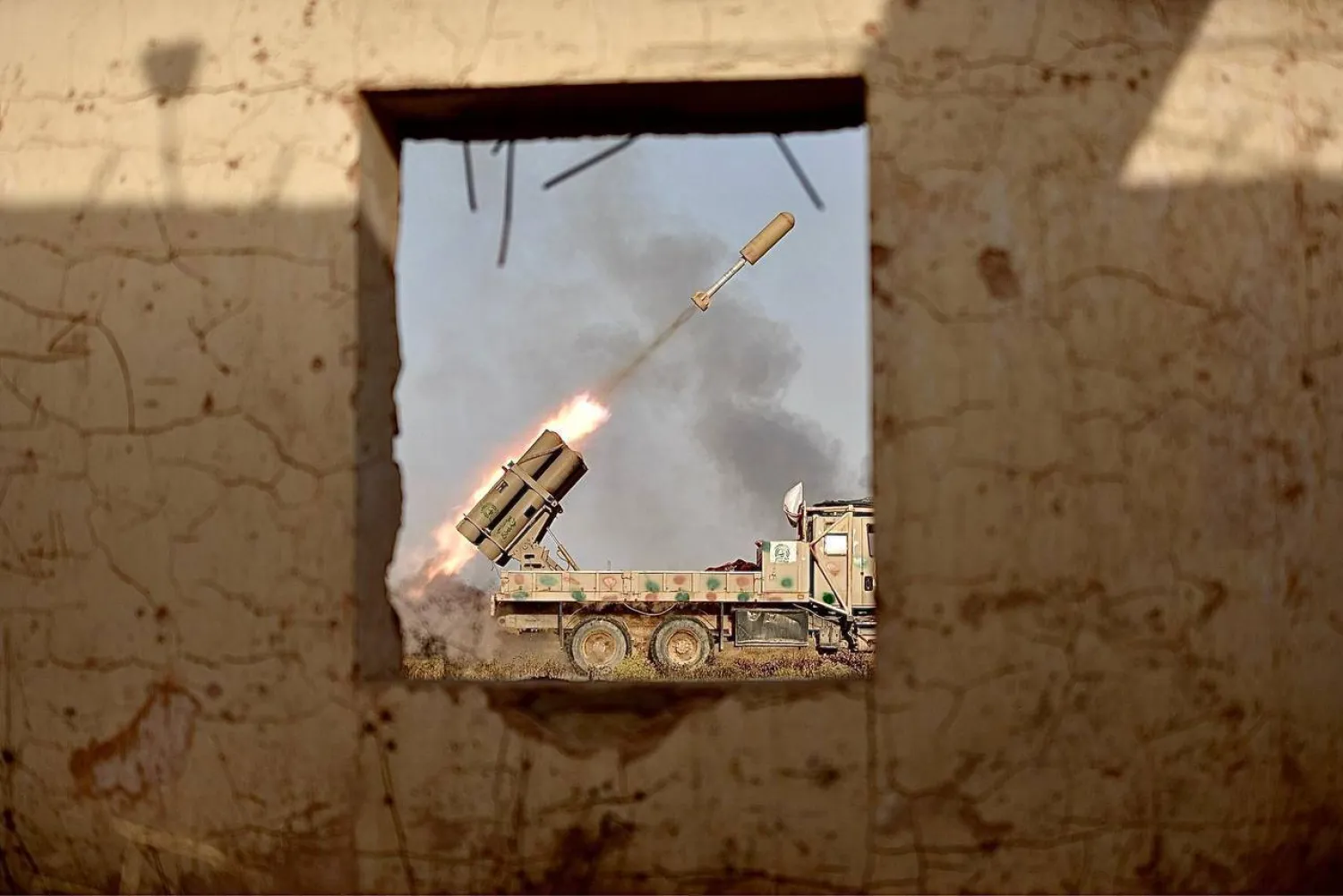 A rocket launcher belonging to one of the Iraqi militias (Popular Mobilization Forces Media)