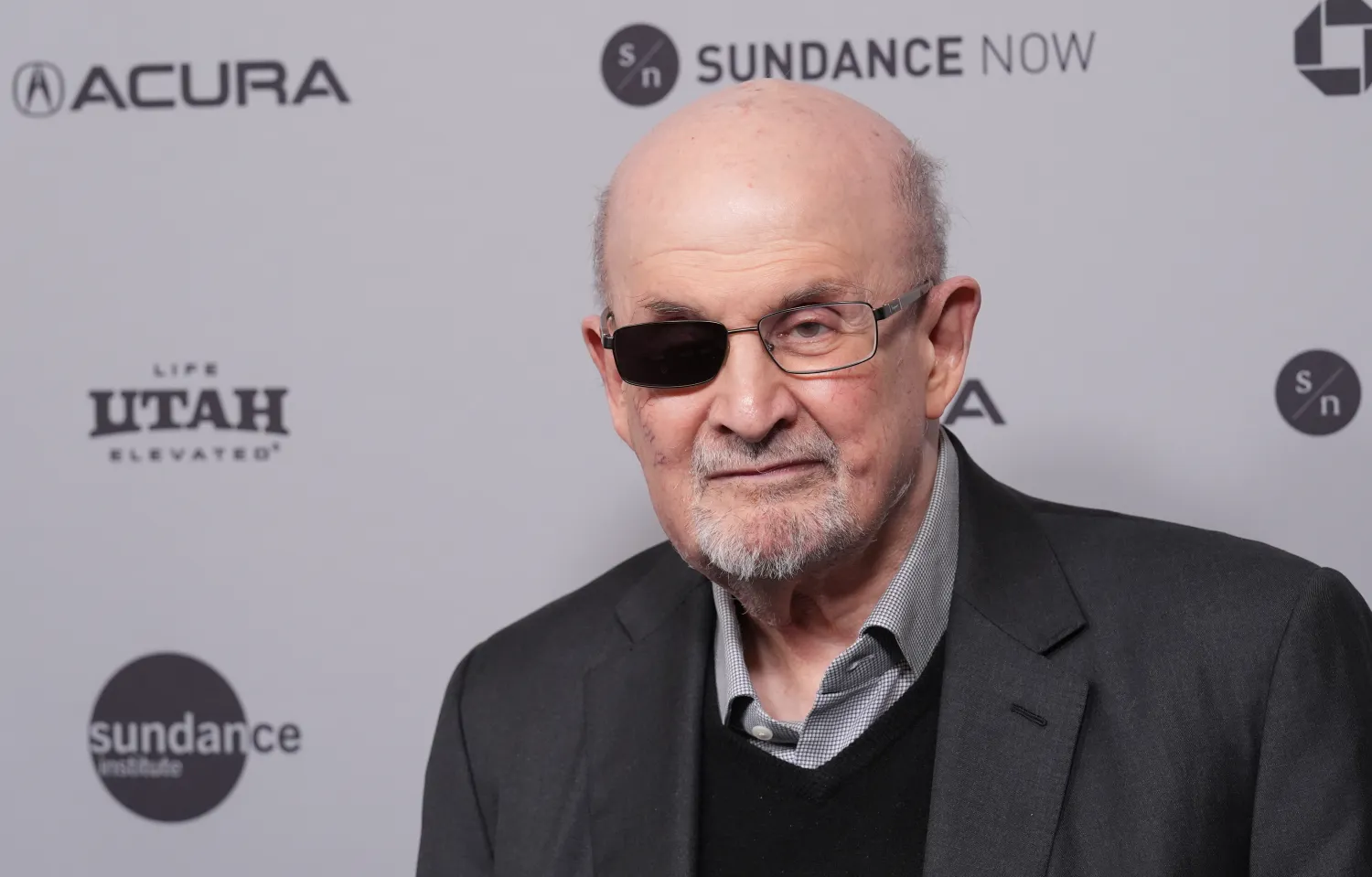 FILE - Novelist Salman Rushdie attends the premiere of the documentary film "Knife: The Attempted Murder of Salman Rushdie" during the Sundance Film Festival on Jan. 25, 2026, at The Ray in Park City, Utah. (AP Photo/Chris Pizzello, File)