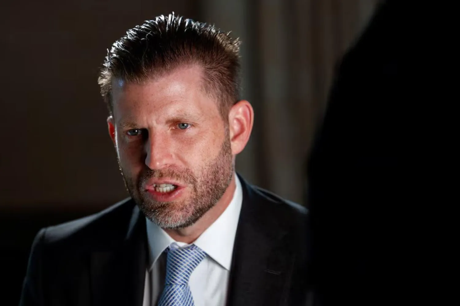 Eric Trump, Bloomberg'e açıklamasında "Drone teknolojisinin geleceğine güveniyorum" dedi (Reuters)