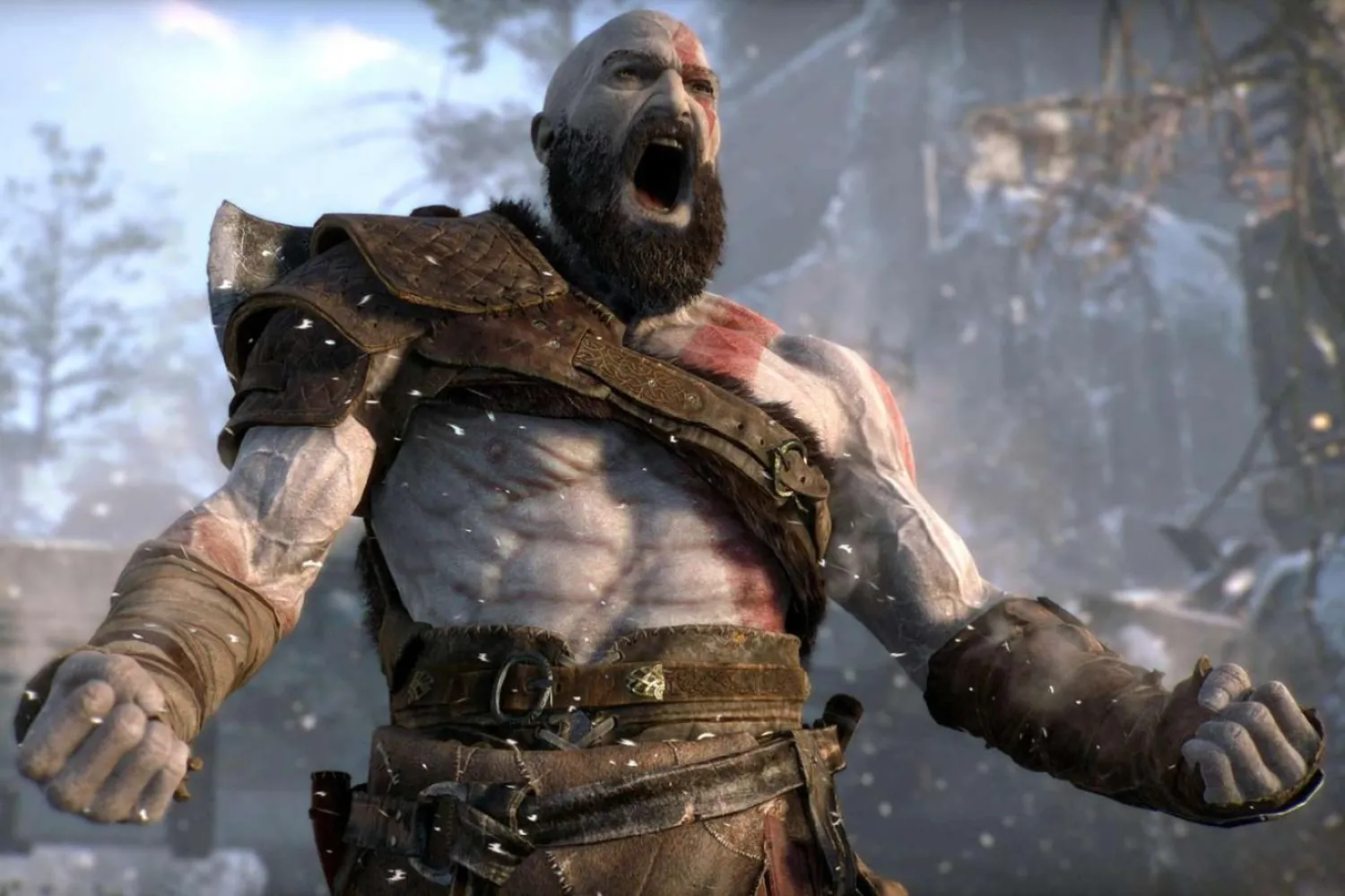 Oyun serisinde Kratos, ölen eşinin küllerini Dokuz Diyar'ın tamamındaki en yüksek zirveye savurmak için oğlu Atreus'la yolculuğa çıkıyor (Sony Interactive Entertainment)