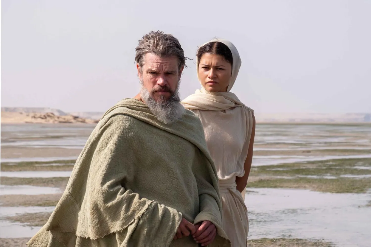 Christopher Nolan'ın rekortmen filmi Odyssey'de Matt Damon, İthaka Kralı Odysseus'u Zendaya ise bilgelik ve savaş tanrıçası Athena'yı canlandırıyor (Universal)