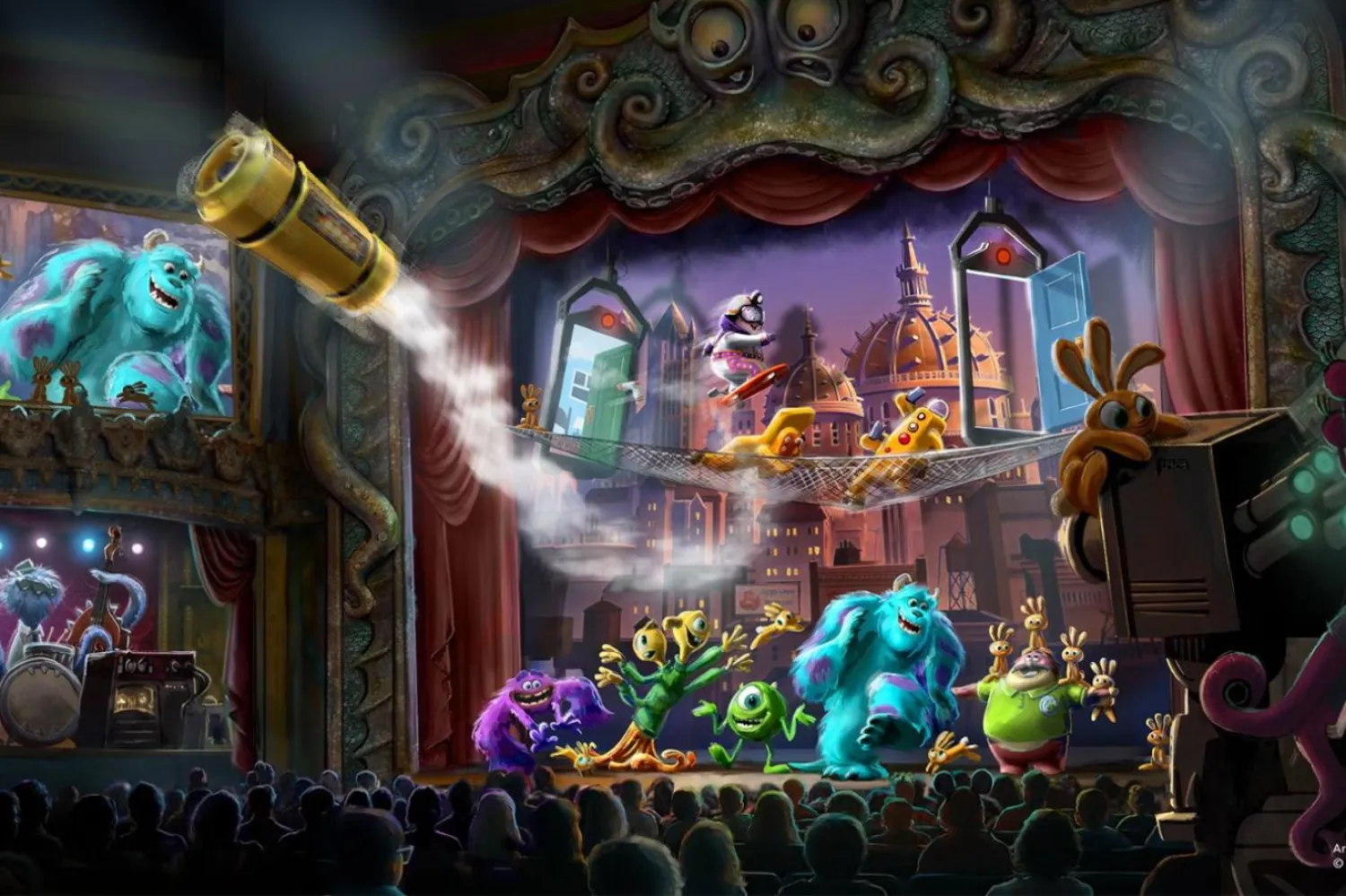 Monstropolis'in bazı bölümleri 2027'de açılacak (Disney)