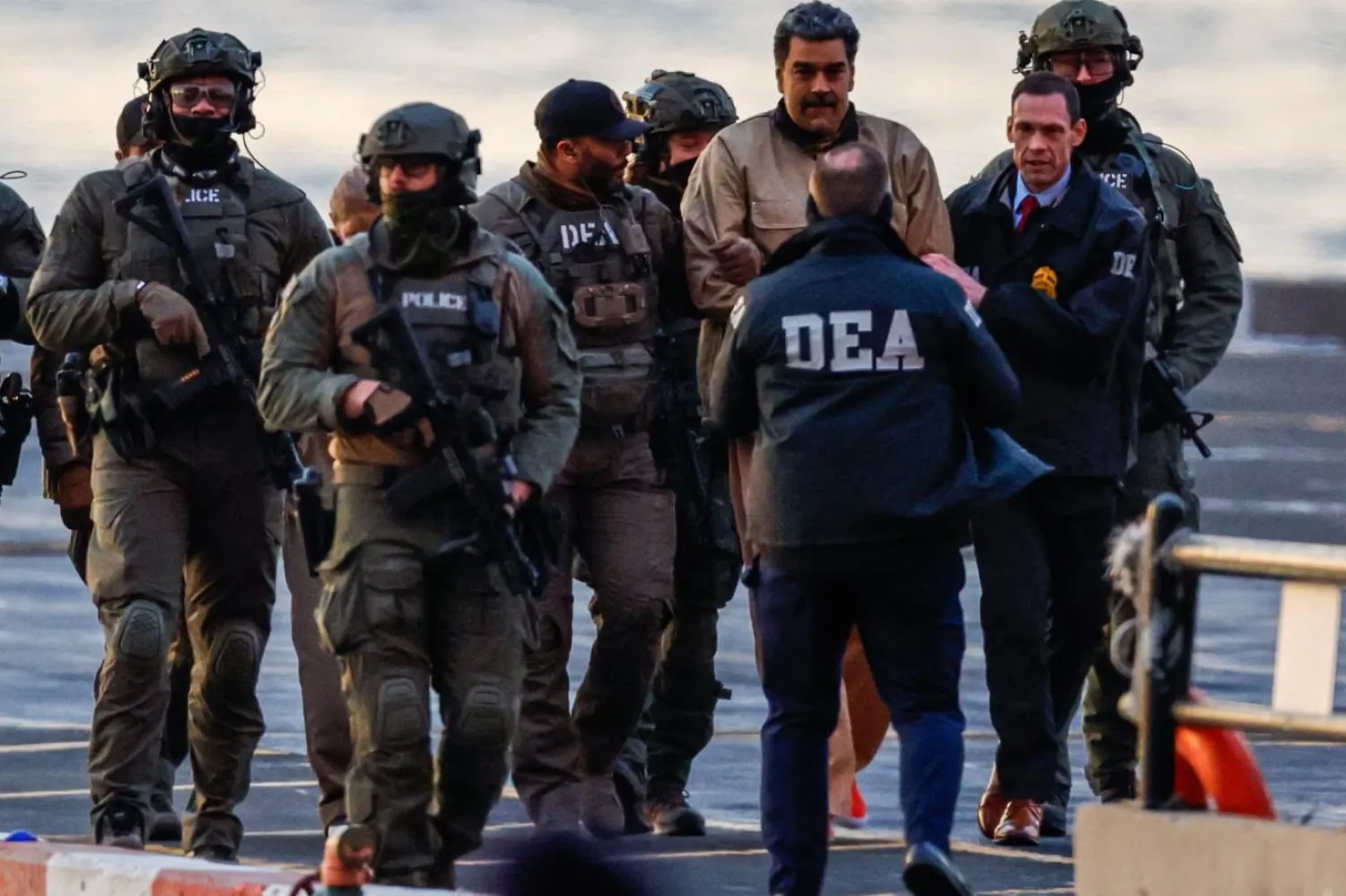 Venezuela lideri Nicolas Maduro, Amerikan komandolarının gece baskınıyla ülkeden kaçırılmıştı (Reuters)