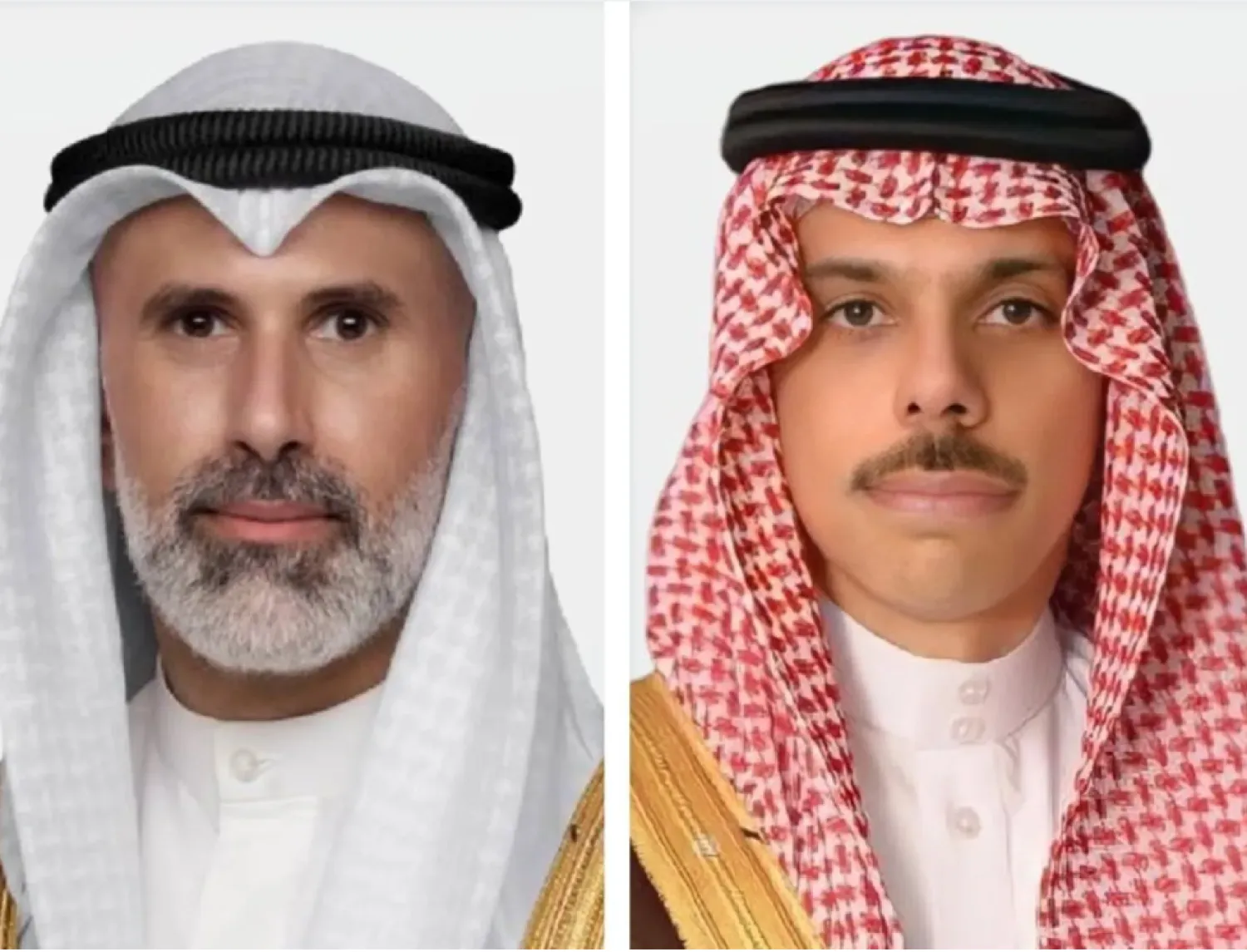 الأمير فيصل بن فرحان والشيخ جراح الصباح (الشرق الأوسط)