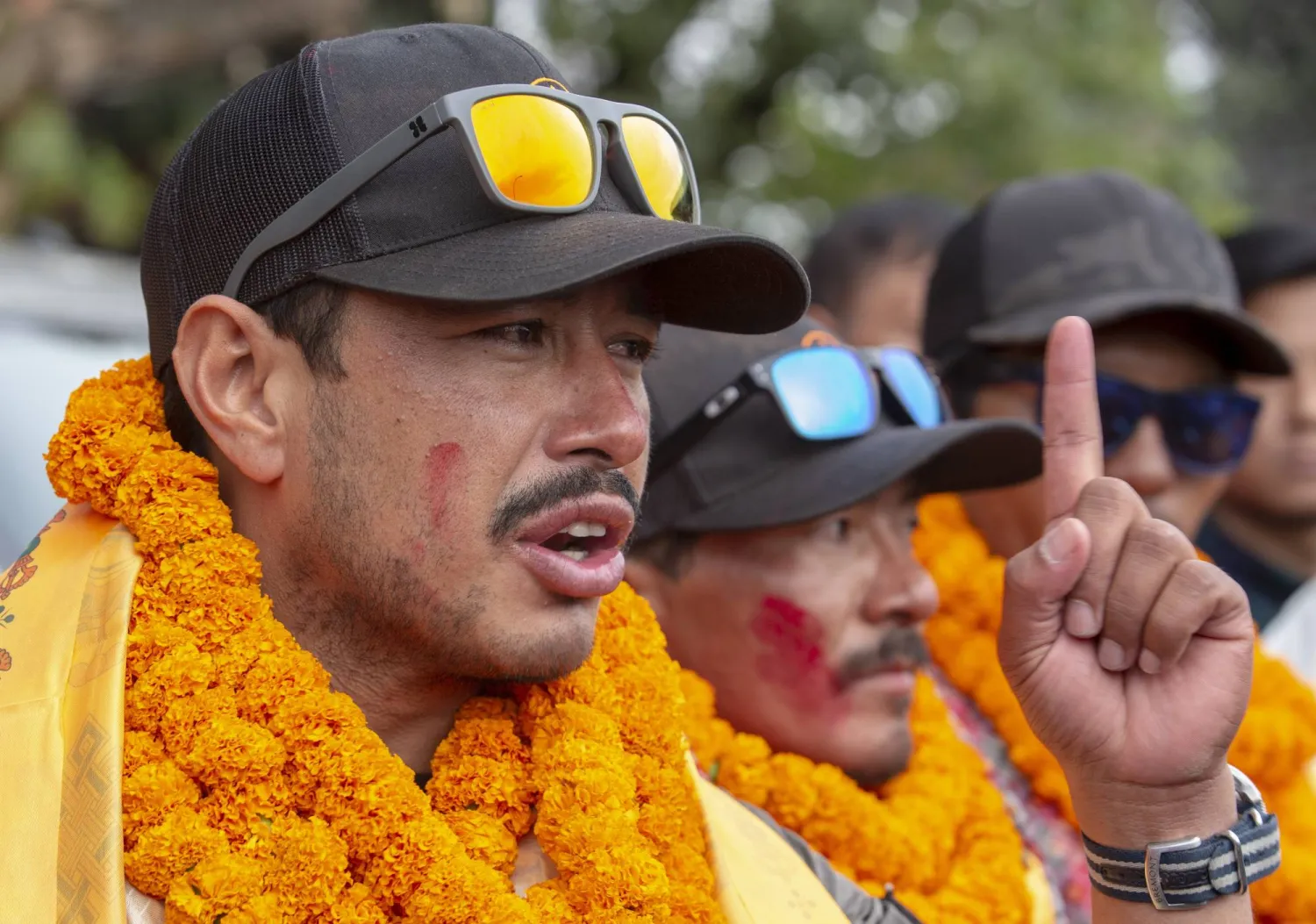 (FILE) Nepalese mountaineer Nirmal Purja, speaks upon his arrival at Tribhuvan International Airport in Kathmandu, Nepal, 30 October 2019 (reissued 31 July 2026). EPA/NARENDRA SHRESTHA