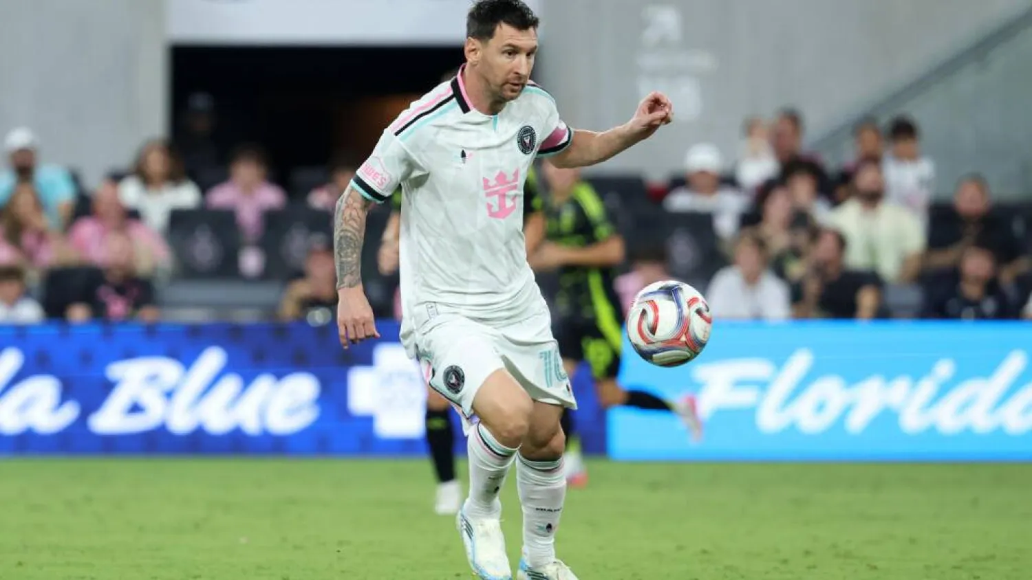 Argentine star Lionel Messi returns to MLS action in Inter Miami's 2-2 draw with Columbus Crew. Leonardo Fernandez / GETTY IMAGES NORTH AMERICA/AFP
