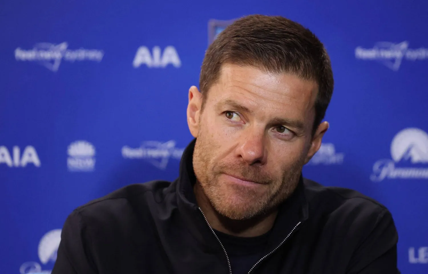 Football - Pre-Season Friendly - Sydney Super Cup - Chelsea v Tottenham Hotspur - Accor Stadium, Sydney, Australia - August 1, 2026 Chelsea manager Xabi Alonso during the press conference after the match. (Reuters) 