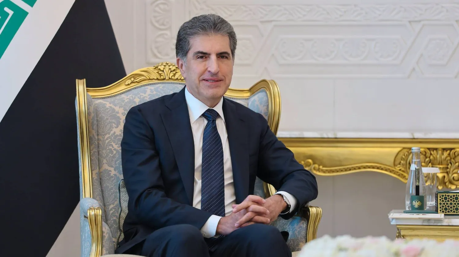 رئيس إقليم كردستان العراق نيجيرفان بارزاني (الرئاسة السورية)