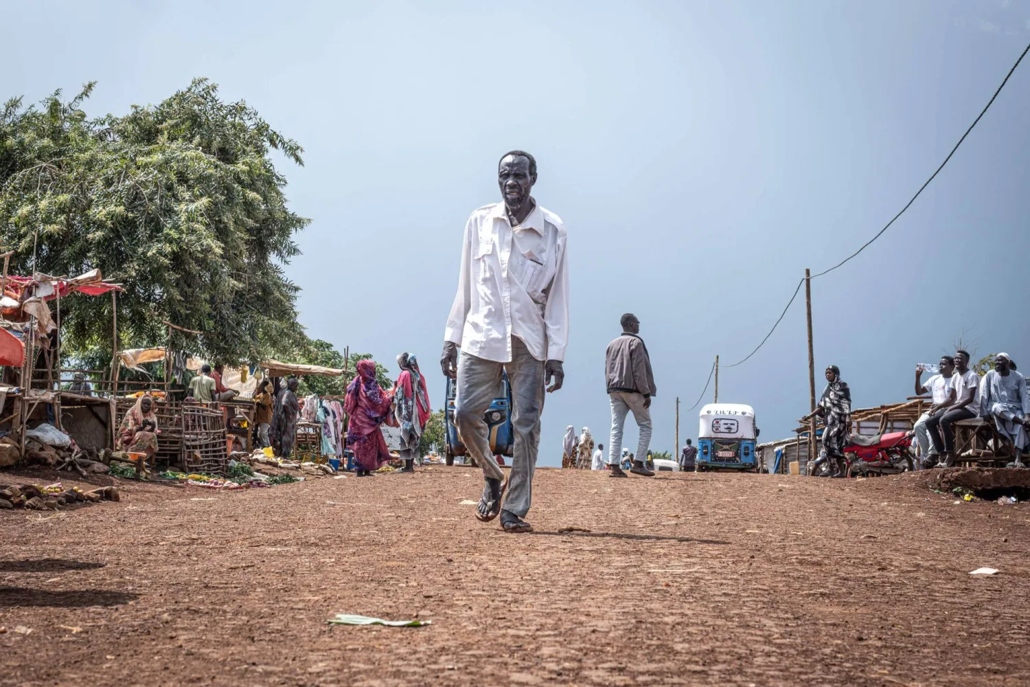 لاجئ سوداني في مخيم أورا للاجئين في منطقة أسوسا بمنطقة بني شنقول - جوموز في إثيوبيا (أ.ف.ب)