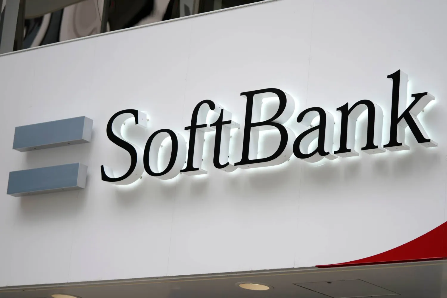 FILE - The logo of SoftBank Corp. is seen at its shop in Tokyo, April 21, 2022. (AP Photo/Shuji Kajiyama)
