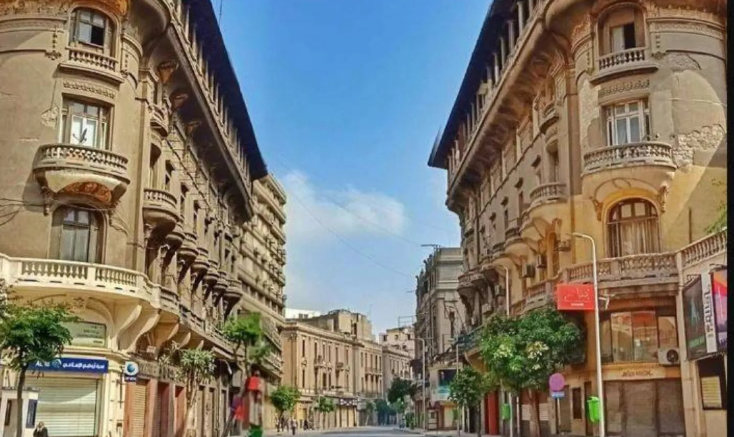 شارع عماد الدين أو «شارع الفن» بوسط القاهرة (إكس)