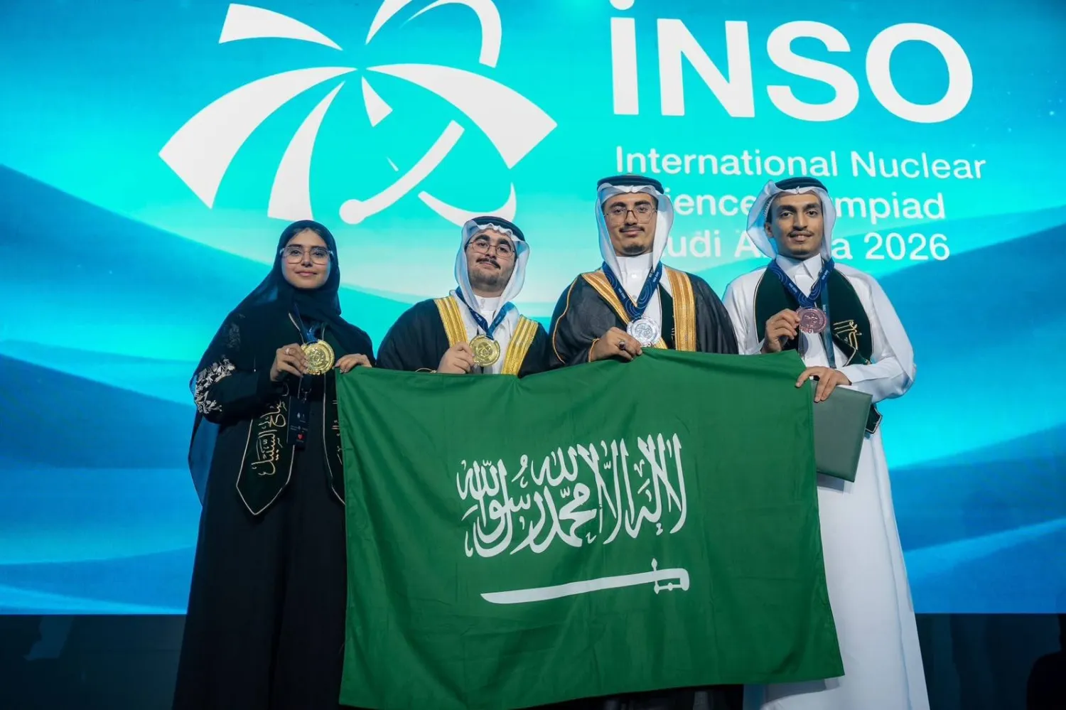 المنتخب السعودي يحقق 4 ميداليات عالمية في «أولمبياد العلوم النووية الدولي» (موهبة)