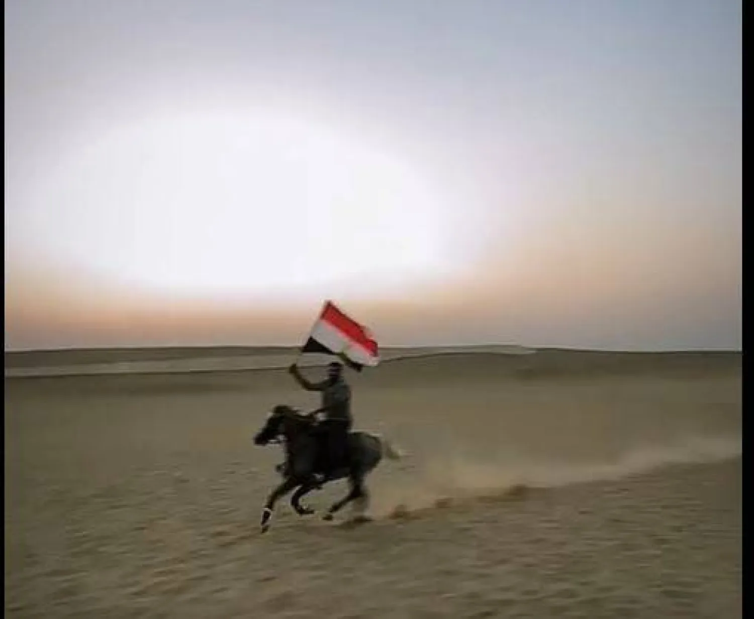 جانب من الفيديو الذي نشره رامي عادل في منطقة أبو صير (صفحته على «فيسبوك»)