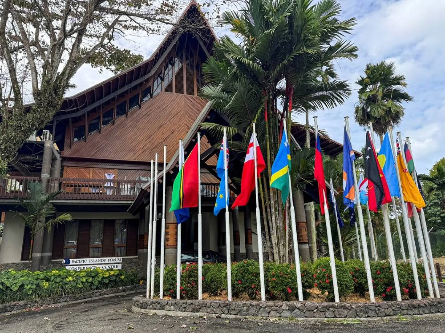 The headquarters for the Pacific Islands Forum in Suva, Fiji, August 7, 2026. (Reuters)