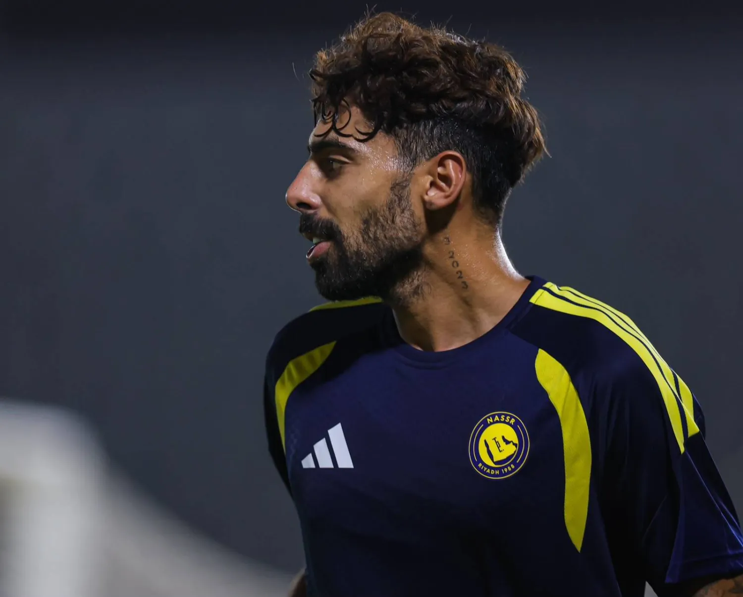 شارك البرتغالي سامو كوستا للمرة الأولى في تدريبات فريق النصر (حساب نادي النصر)
