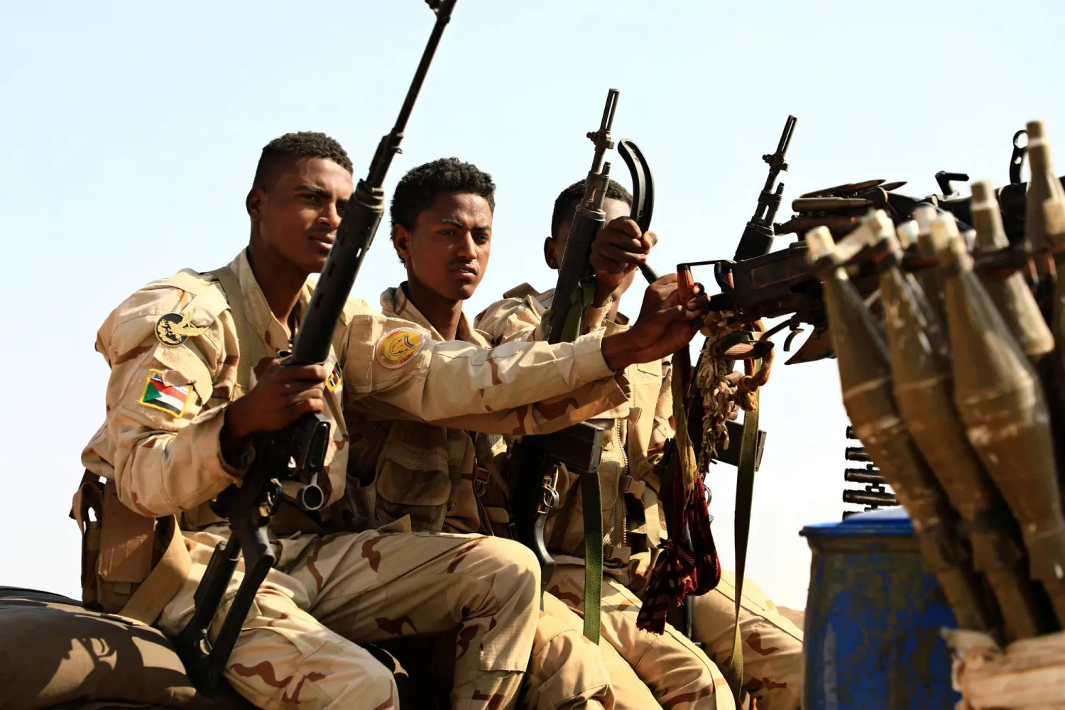 Members of the RSF. (AP file)