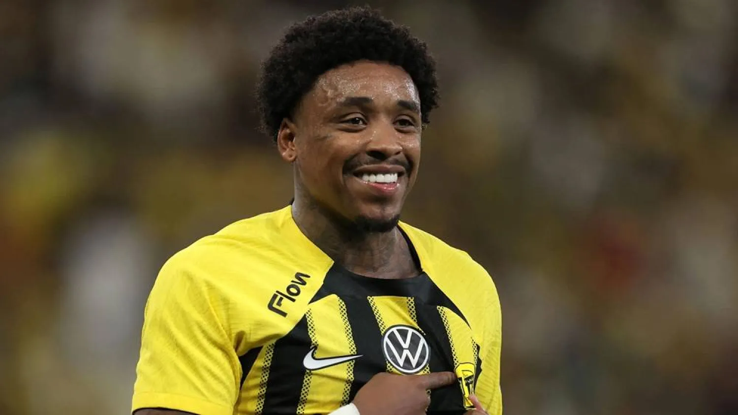 Netherlands international Steven Bergwijn scored twice inside the opening 38 minutes for Al-Ittihad. (Getty Images/AFP)