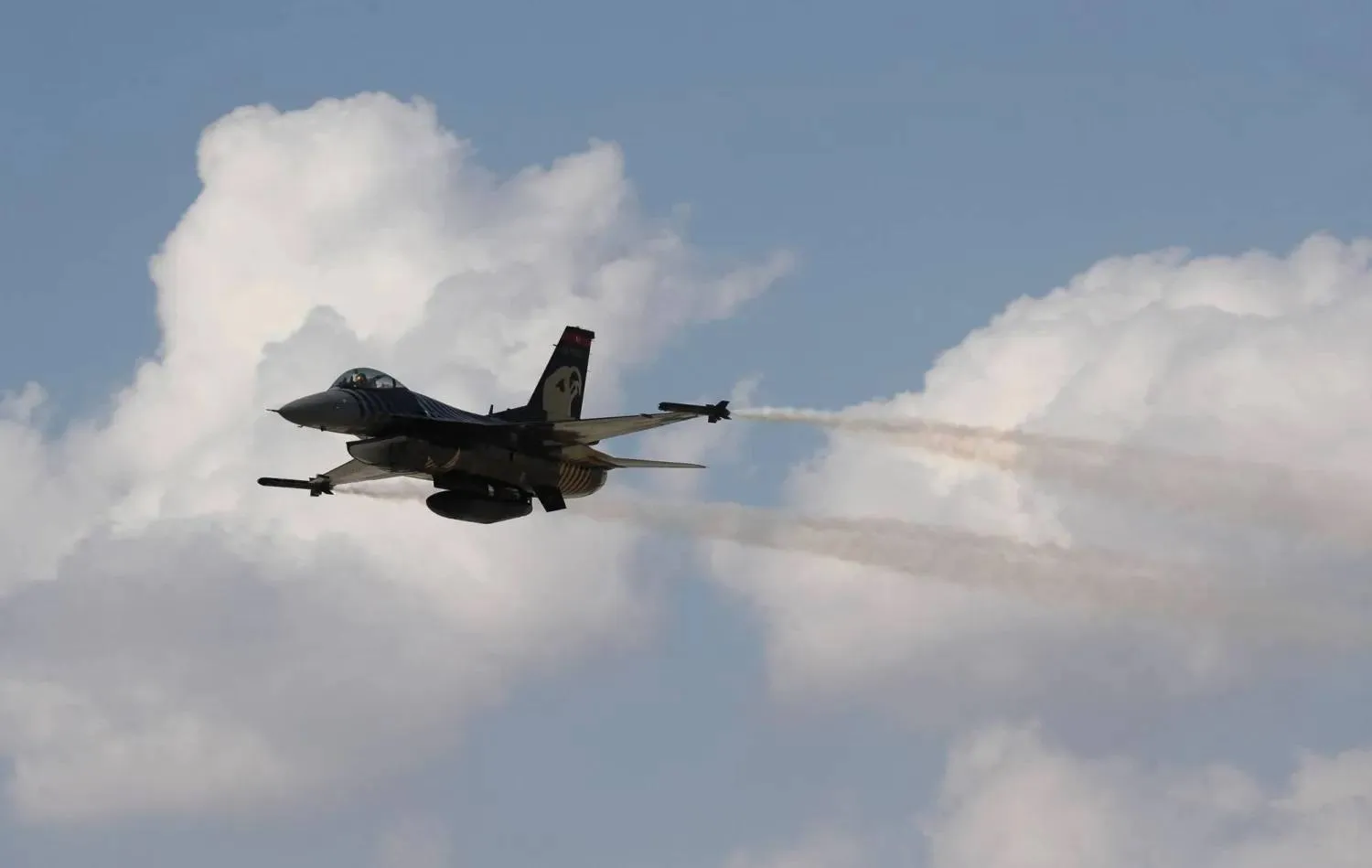 Six months ago, another Turkish F-16 fighter jet crashed, killing the pilot, shortly after takeoff during an alert-response mission near the Bulgarian border. (AFP file)