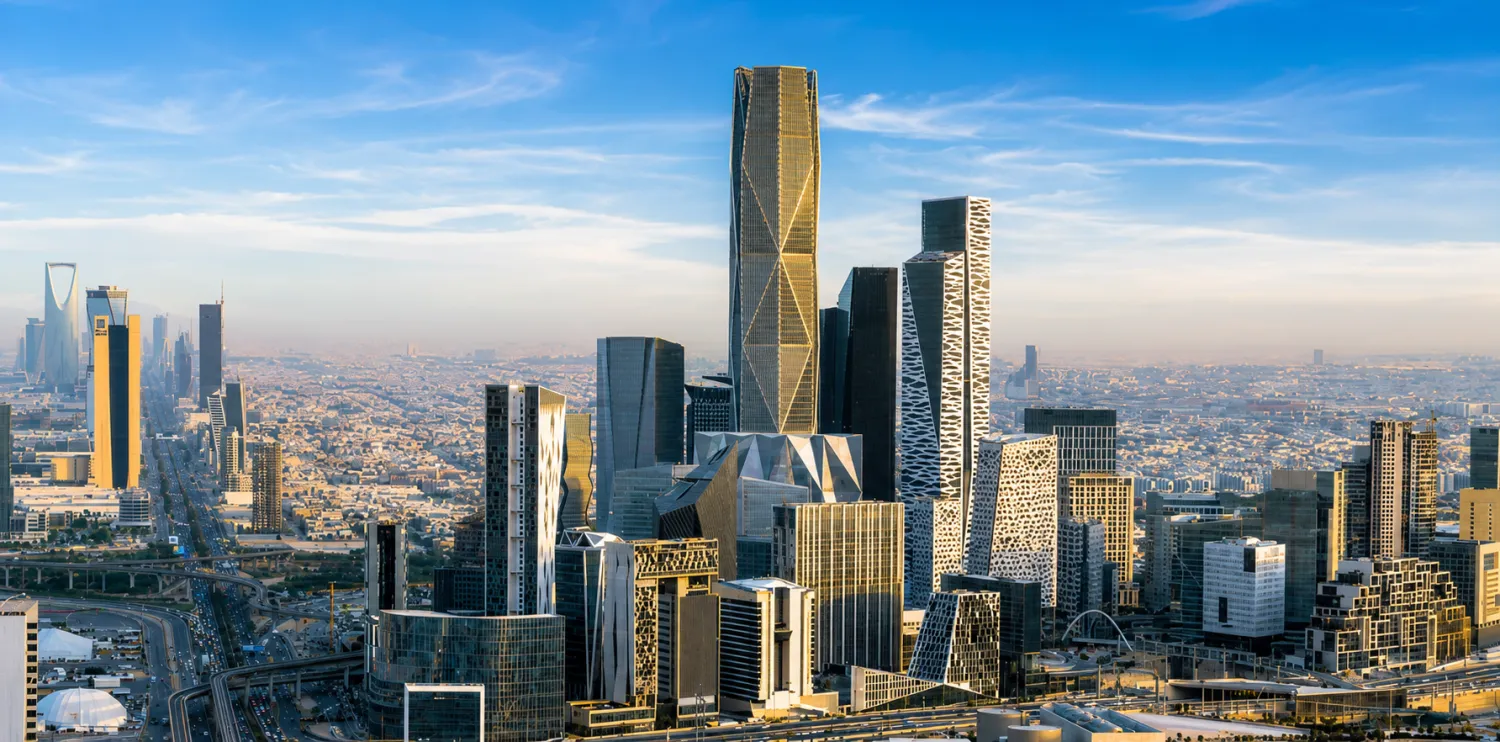 برج صندوق الاستثمارات العامة في مركز الملك عبد الله المالي بالعاصمة السعودية الرياض (الشرق الأوسط)