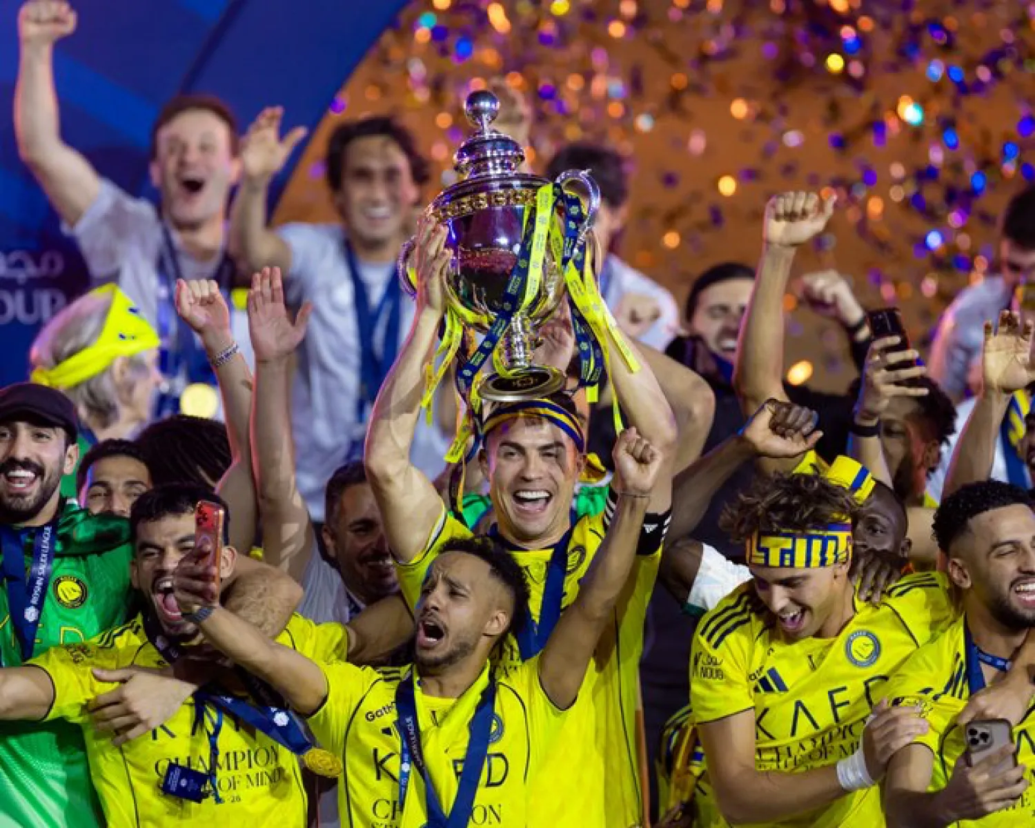 تمتد ذاكرة الأهداف في دوري المحترفين من المصري عماد متعب إلى البرتغالي رونالدو (الدوري السعودي)