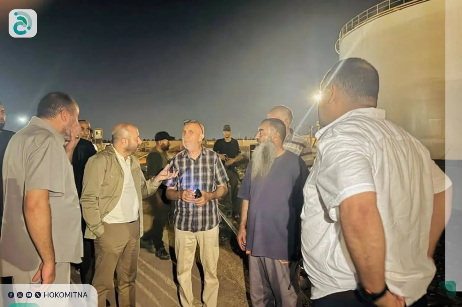 محمد بن غلبون خلال زيارته الميدانية إلى الزاوية (منصة حكومتنا التابعة للوحدة)