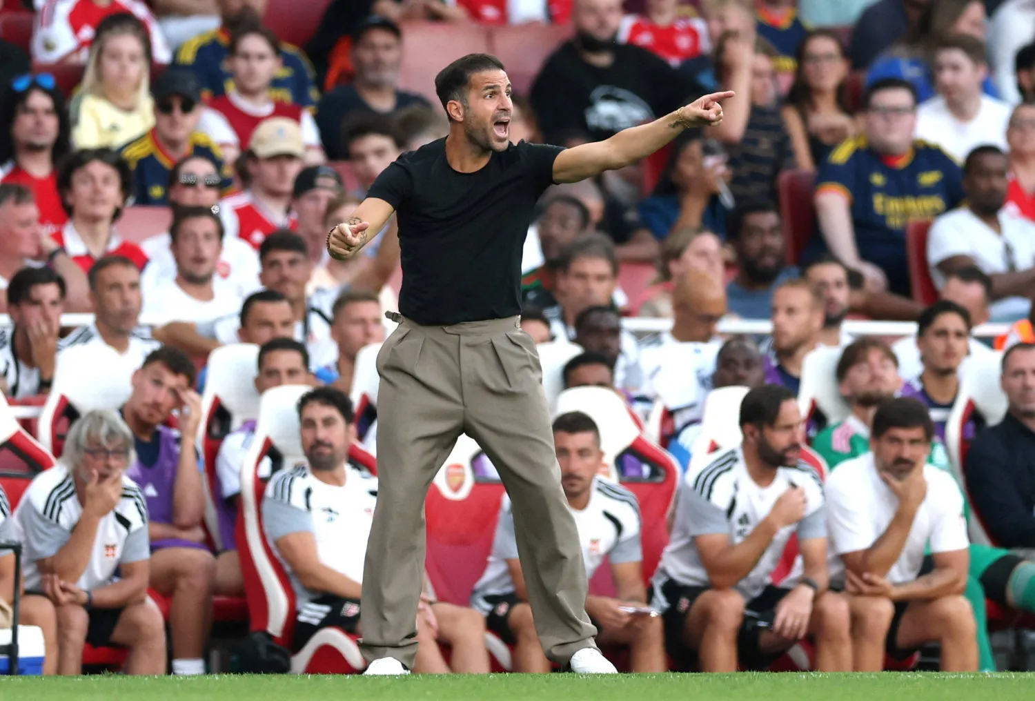 Soccer Football - Pre Season Friendly - Arsenal v Como - Emirates Stadium, London, Britain - August 12, 2026 Arsenal manager Mikel Arteta Action Images via Reuters/Paul Childs