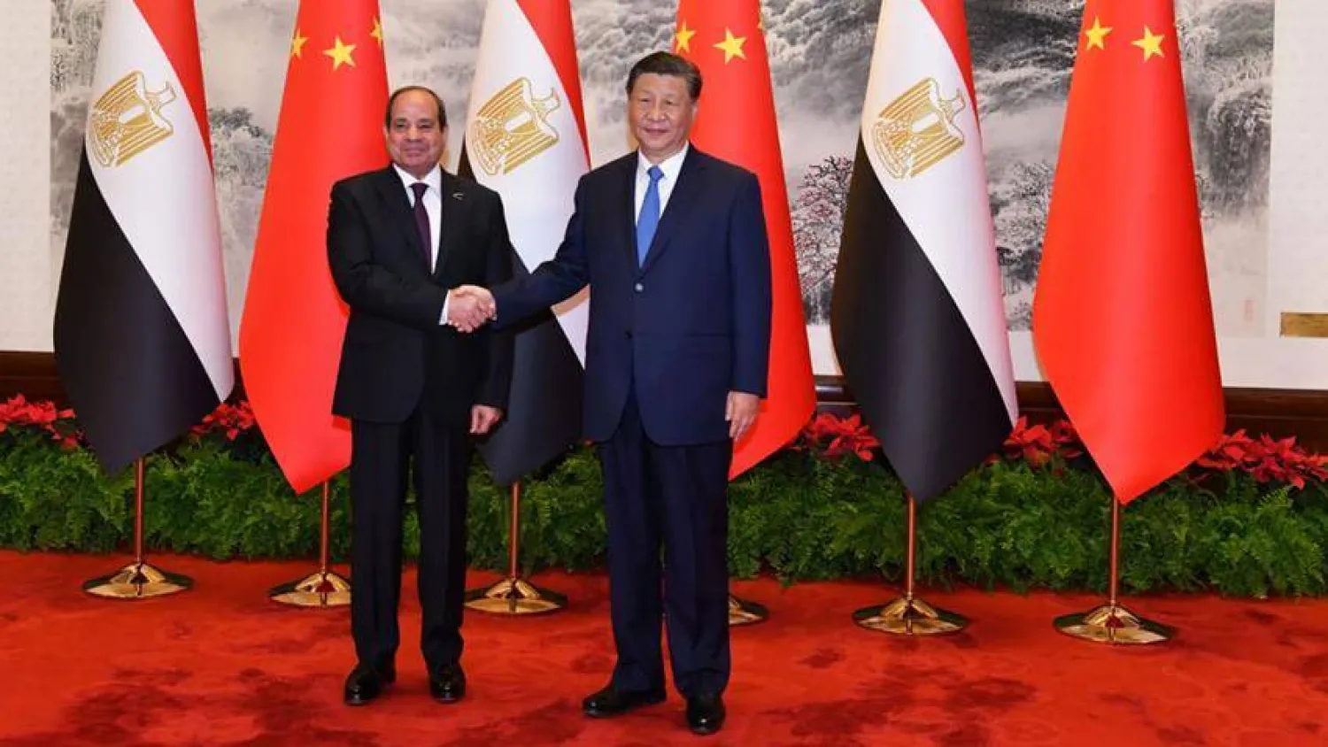 Egyptian President Abdel Fattah El-Sisi and China’s President Xi Jinping held summit talks in the Chinese capital, Beijing, in May 2024. Photo: Egyptian Presidency 
