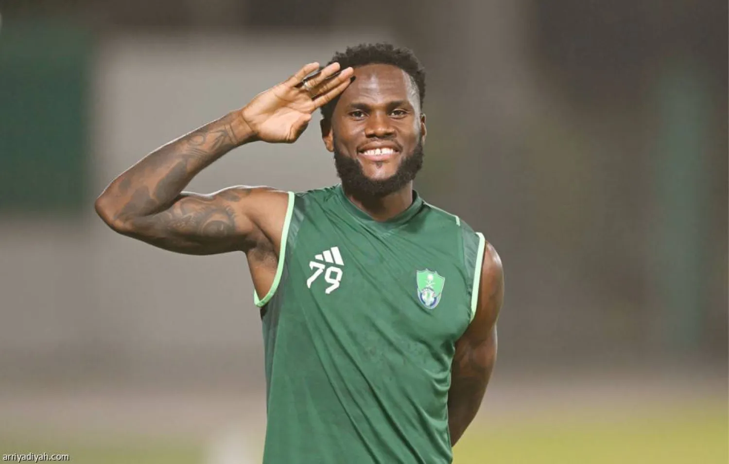 لاعب الوسط الإيفواري فرانك كيسيه (النادي الأهلي)