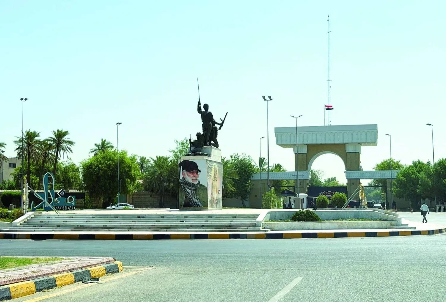 A view of Baghdad’s fortified Green Zone (Reuters) 