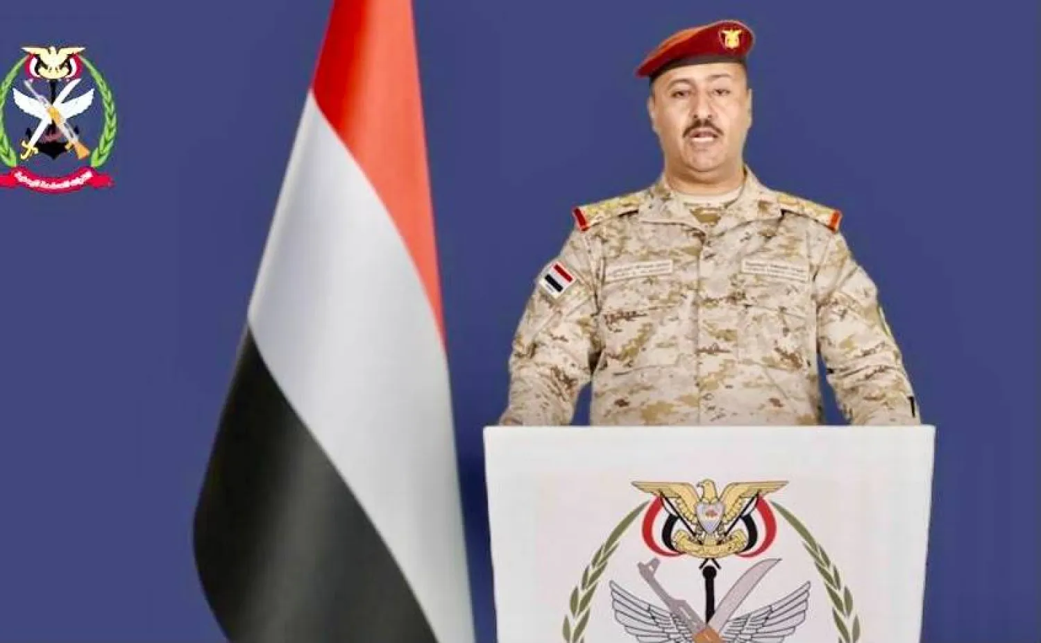 العقيد الركن ماجد النزيلي المتحدث باسم القوات المسلحة اليمنية (سبأ)