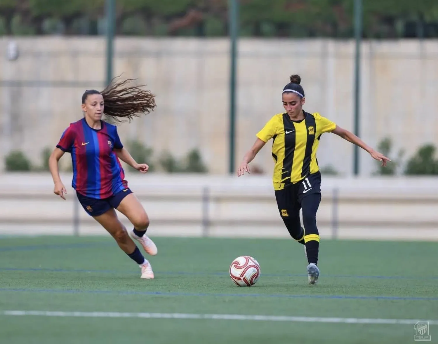 الاتحاد السعودي للسيدات يخسر أمام برشلونة (حساب النادي في منصة إنستغرام)