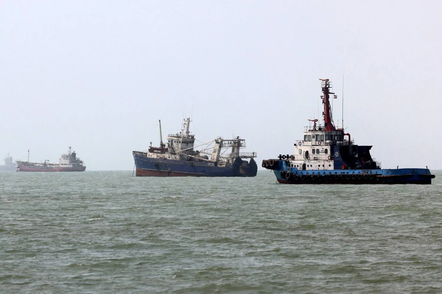 Archive photo of ships crossing the Strait of Hormuz (AFP)
