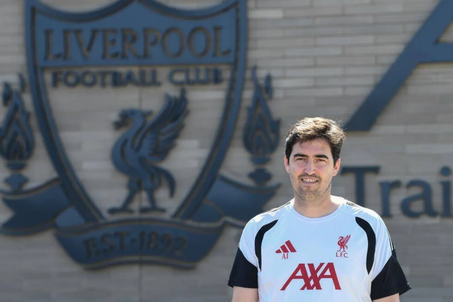 Andoni Iraola was appointed as Liverpool's new head coach following three seasons at Bournemouth. PETER POWELL / AFP/File
