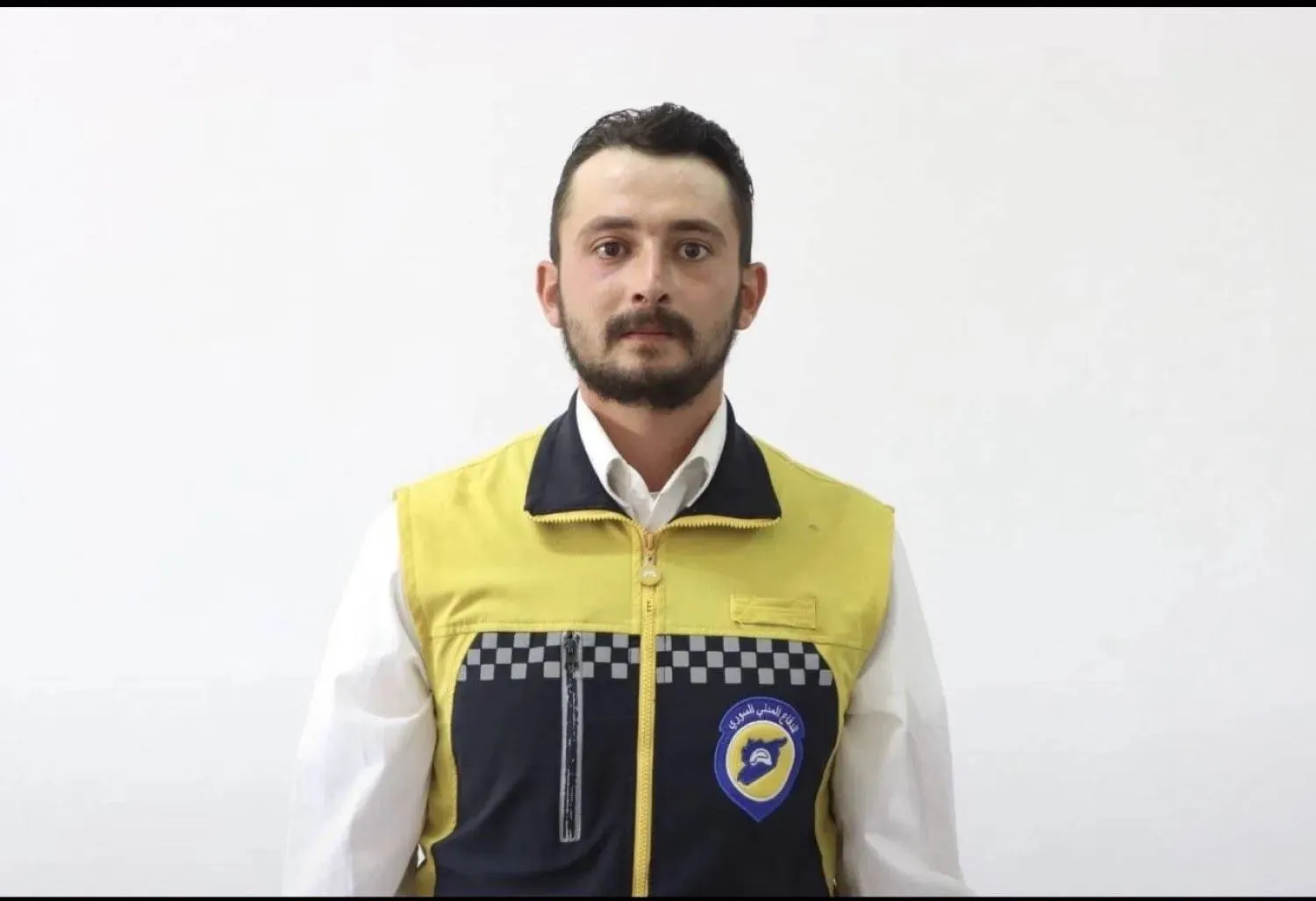 Mohammad Ghamira, a Syrian Civil Defense worker who died after mistreatment at a police station in al-Haffah, in the Latakia countryside. (Minister of Emergency and Disaster Management)