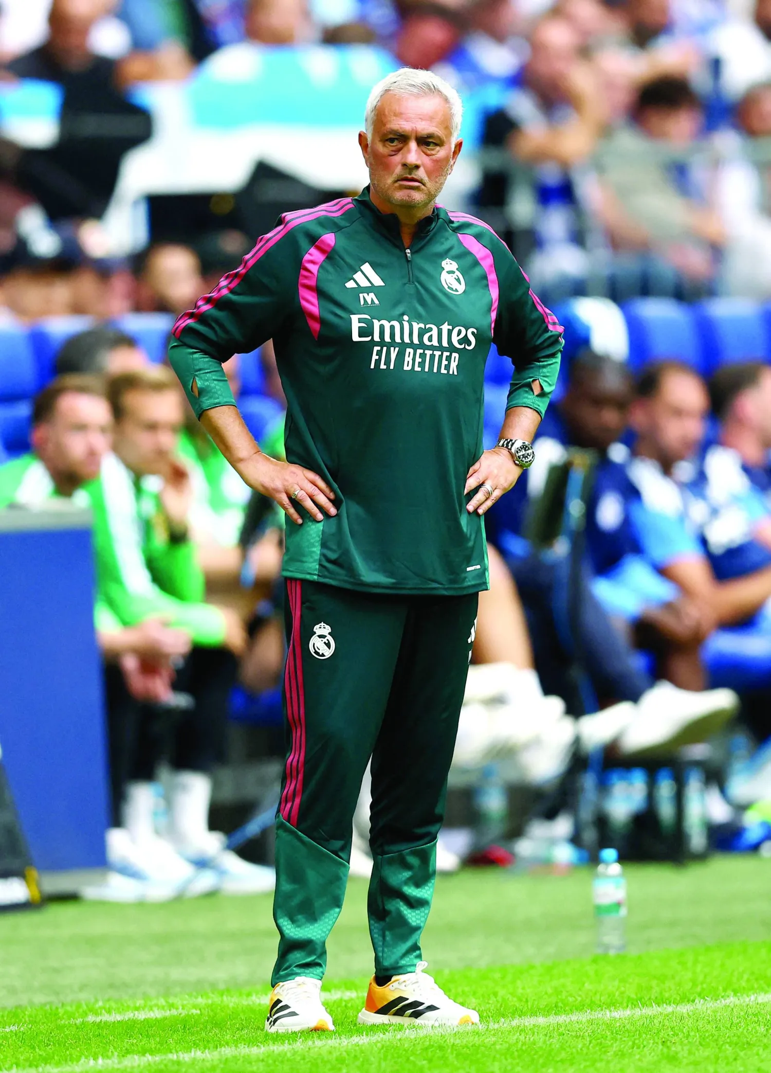 File: Soccer Football - Pre Season Friendly - Schalke 04 v Real Madrid - Veltins-Arena, Gelsenkirchen, Germany - August 16, 2026 Real Madrid coach Jose Mourinho REUTERS/Kai Pfaffenbach