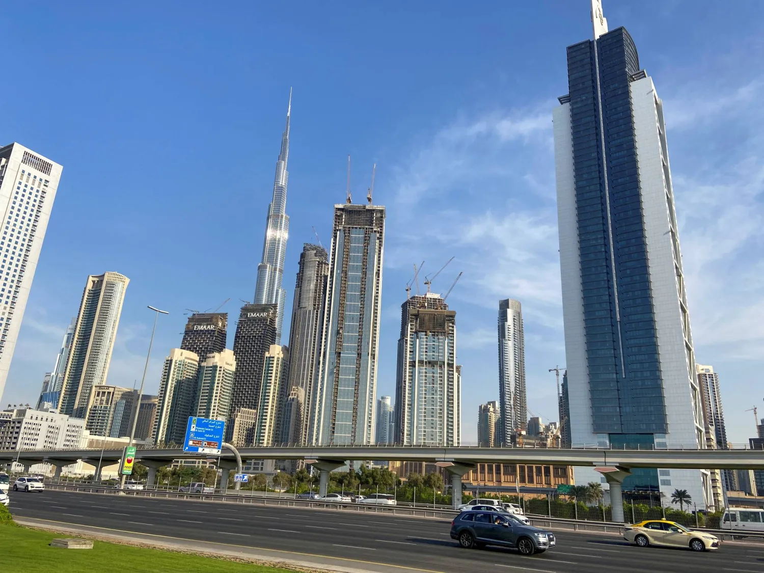 صورة عامة من مدينة دبي في الإمارات العربية المتحدة (رويترز-أرشيفية)