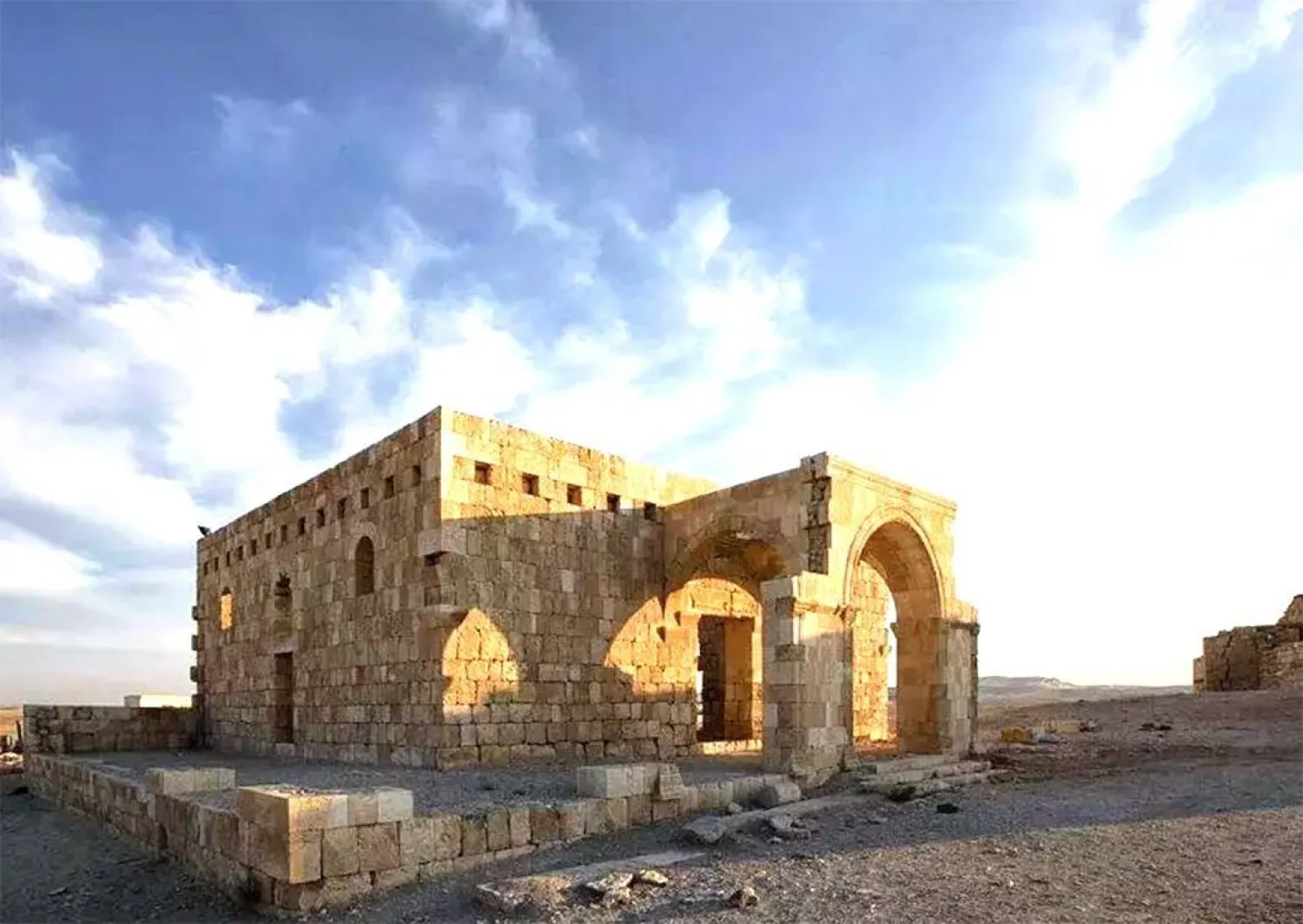 
قصر الحلابات في محافظة الزرقاء