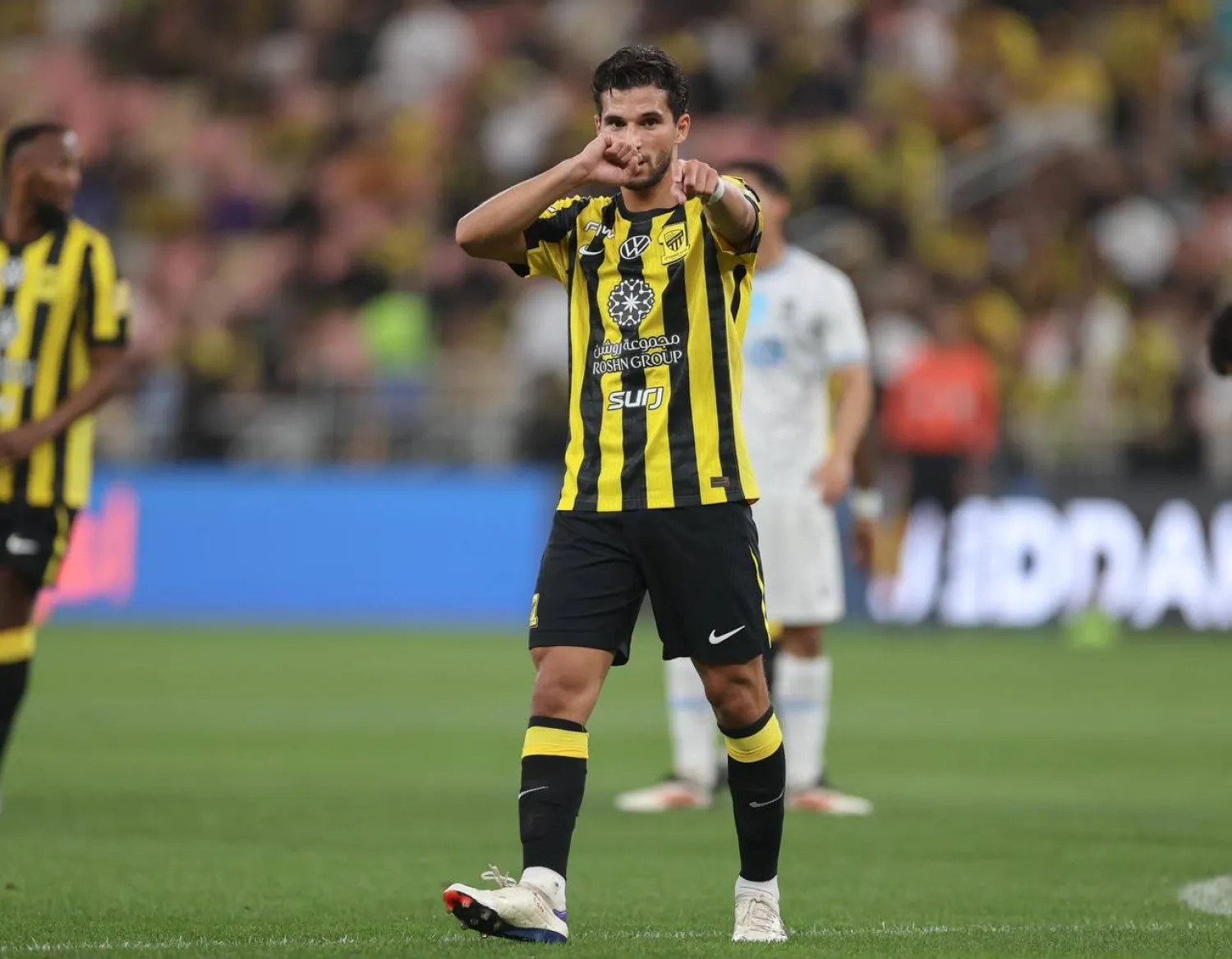 حسام عوار لاعب فريق الاتحاد (حساب النادي)