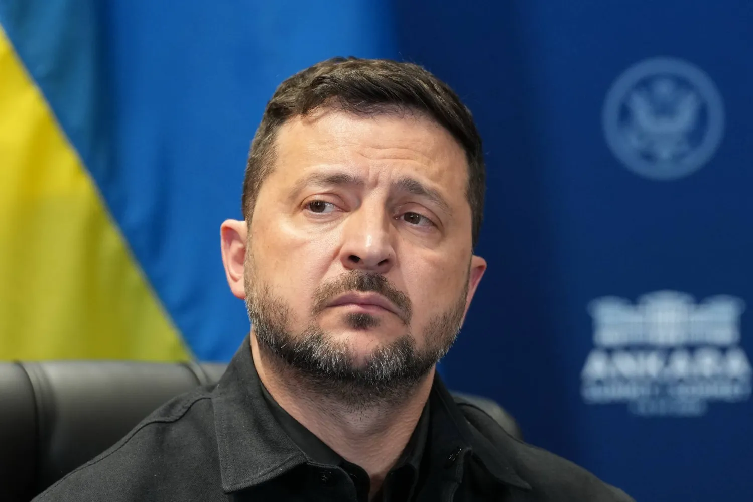 الرئيس الأوكراني فولوديمير زيلينسكي على هامش قمة «الناتو» في أنقرة بتركيا 8 يوليو 2026 (أ.ب)